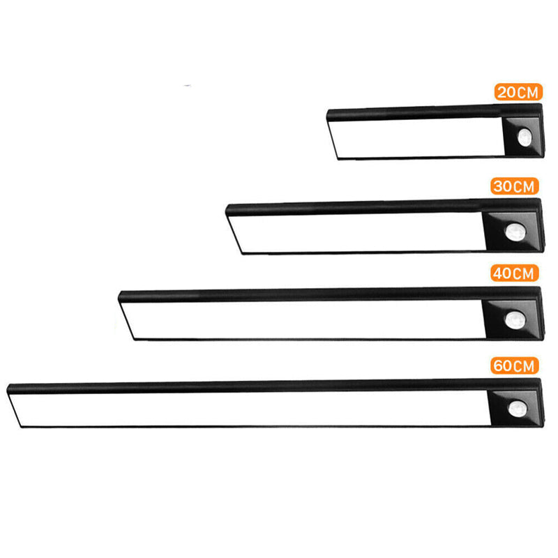 LED Motion Sensor Under Closet Cabinet Light Rechargeable Magnetic Dimmable Lamp
