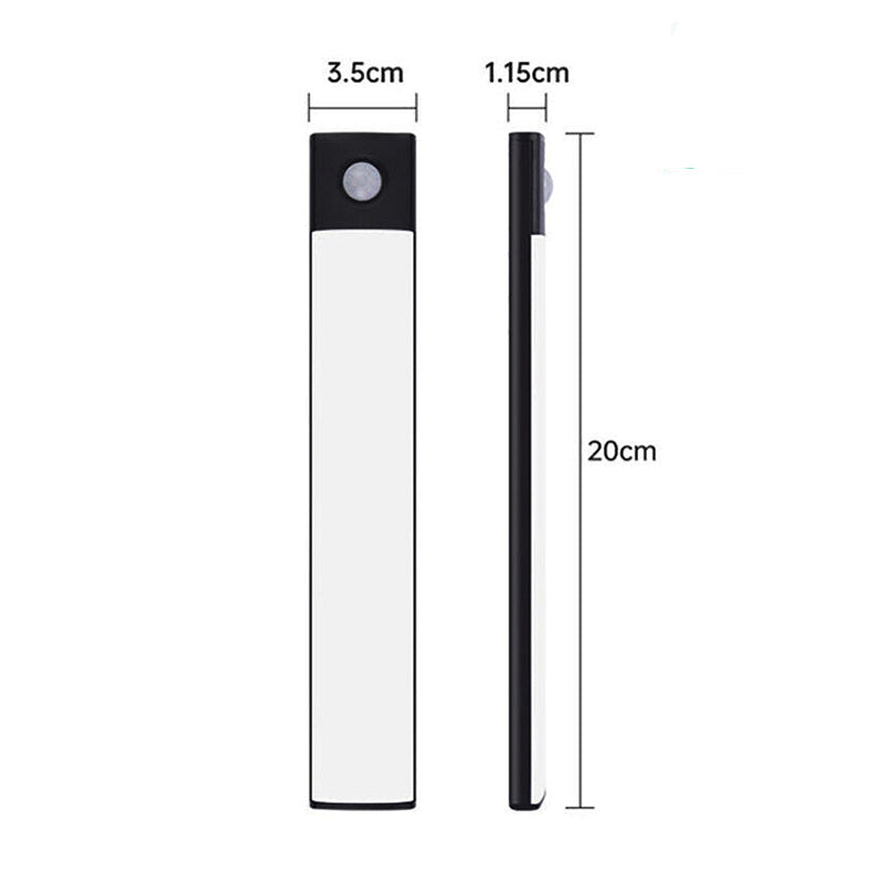 LED Motion Sensor Under Closet Cabinet Light Rechargeable Magnetic Dimmable Lamp
