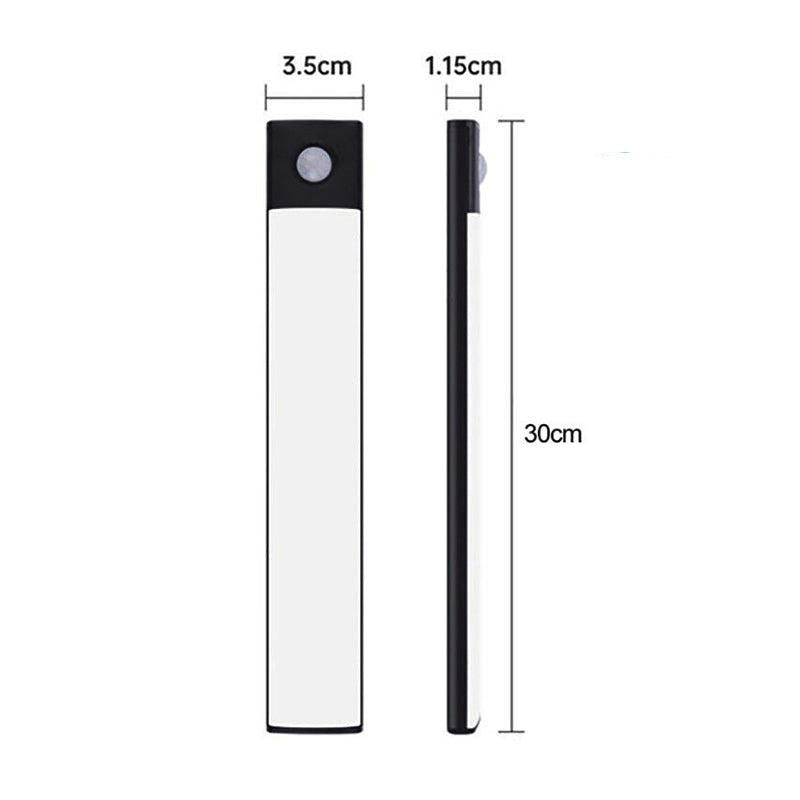 LED Motion Sensor Under Closet Cabinet Light Rechargeable Magnetic Dimmable Lamp
