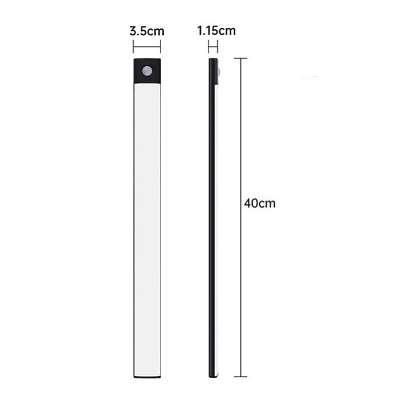 LED Motion Sensor Under Closet Cabinet Light Rechargeable Magnetic Dimmable Lamp