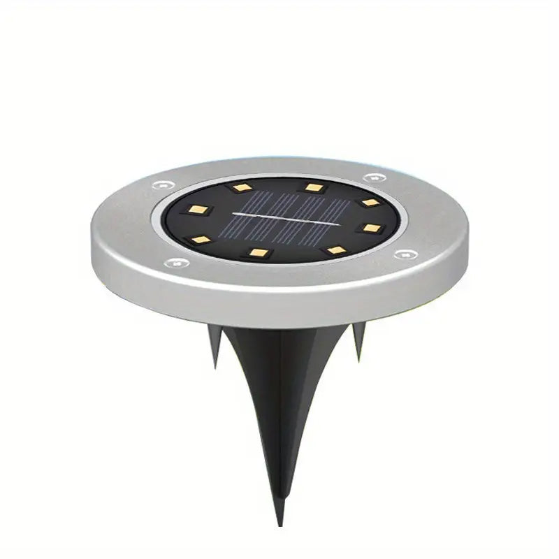 8-LEDS Waterproof Solar Ground Garden Lights