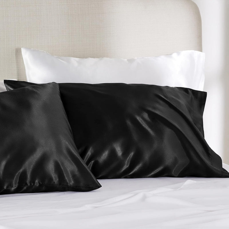 Luxury Satin Silk Pillow Case - 2 pcs
