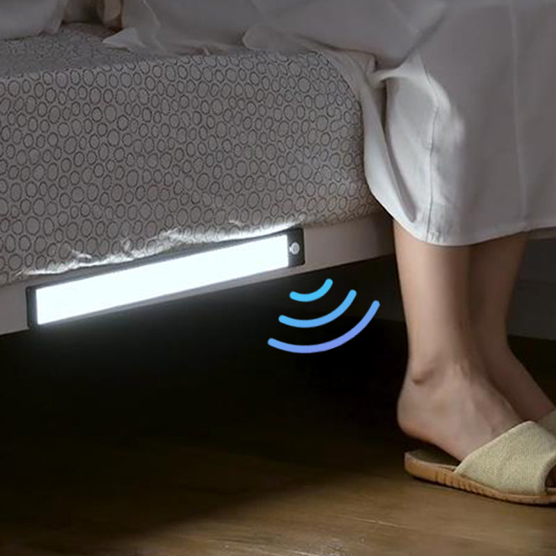 Super Slim LED Motion Sensor Under Closet Cabinet Magnetic Lamp - USB Charging