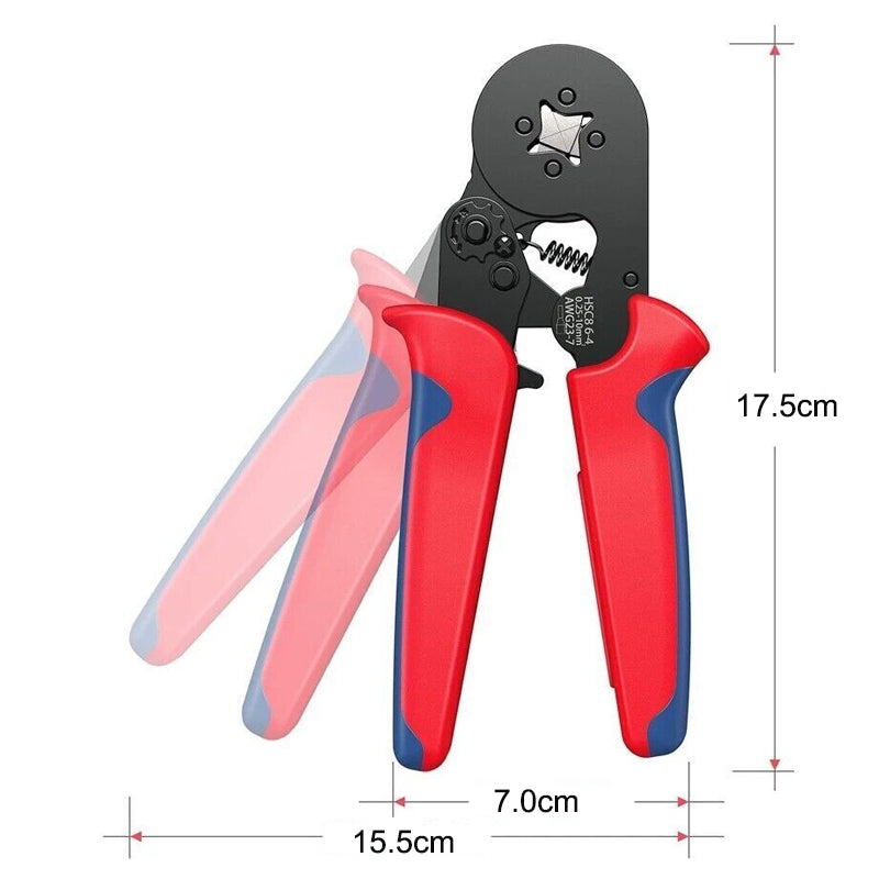 1200 Ferrule Wire End Terminal Ratchet Crimping Plier Kit