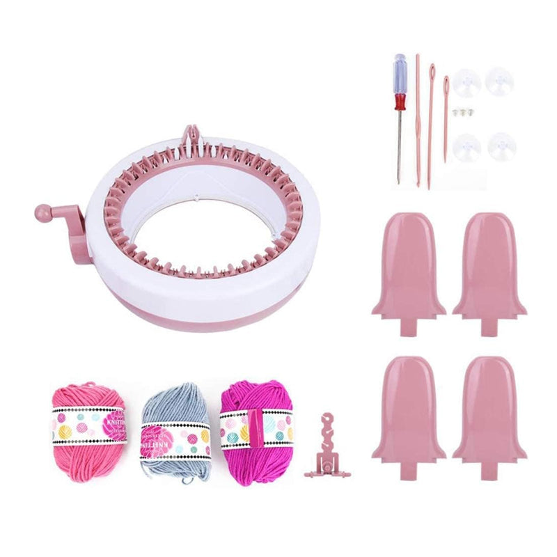22/40 Needles DIY Knitting Machine Smart Weaving Knit Rotating Machine
