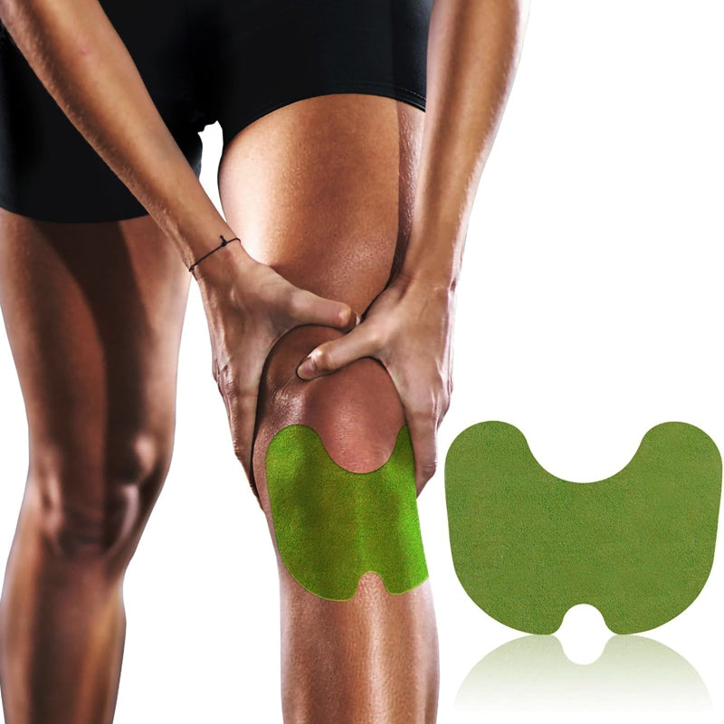 12/24 Count Warming Wormwood Herbal Plaster Heat Patches for Knees, Back, Neck, Shoulder