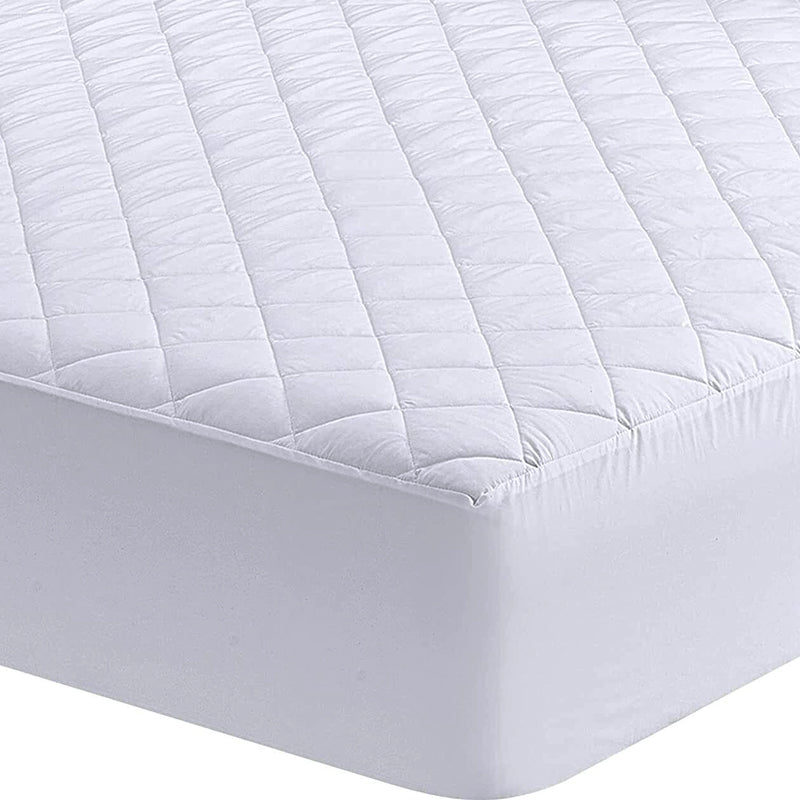 4 Layer Quilted Cotton Waterproof Mattress Protector and Breathable Bed Cover