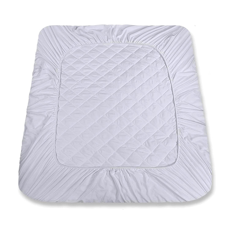 4 Layer Quilted Cotton Waterproof Mattress Protector and Breathable Bed Cover