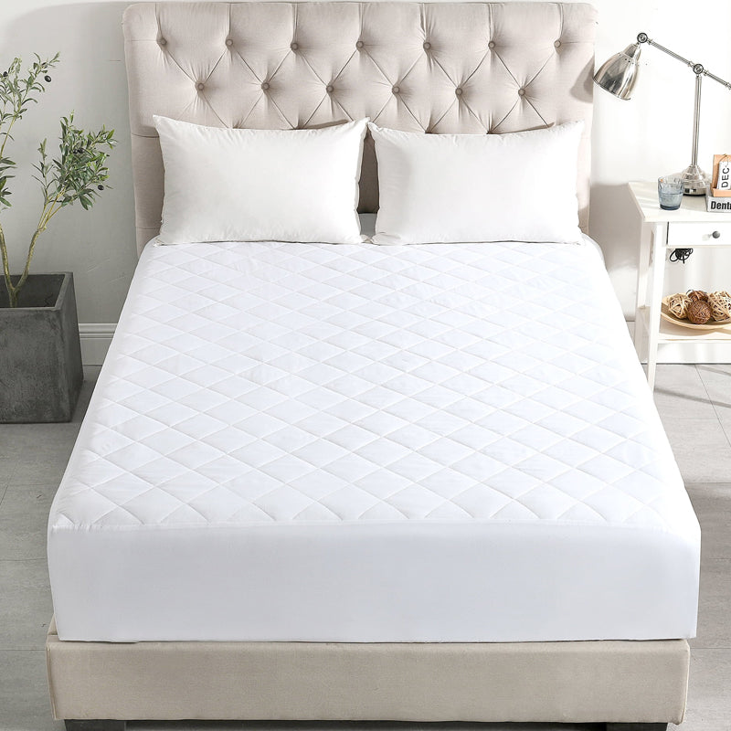 4 Layer Quilted Cotton Waterproof Mattress Protector and Breathable Bed Cover