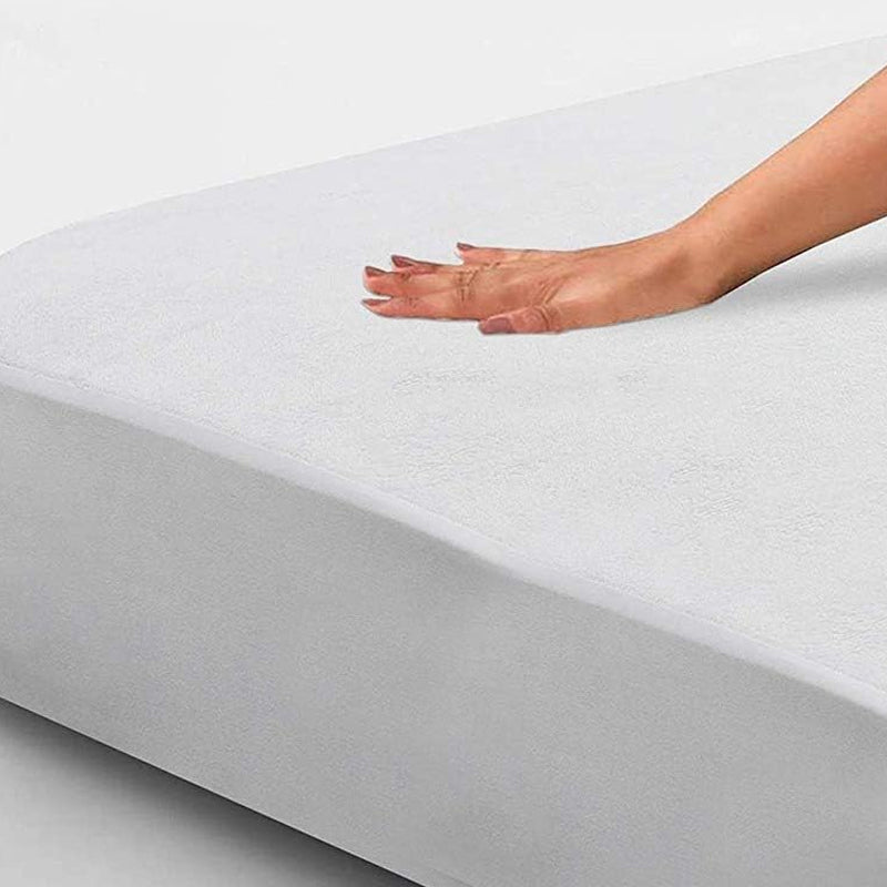 Fully Fitted Non-Woven Cotton Waterproof Mattress Protector Breathable Bed Cover