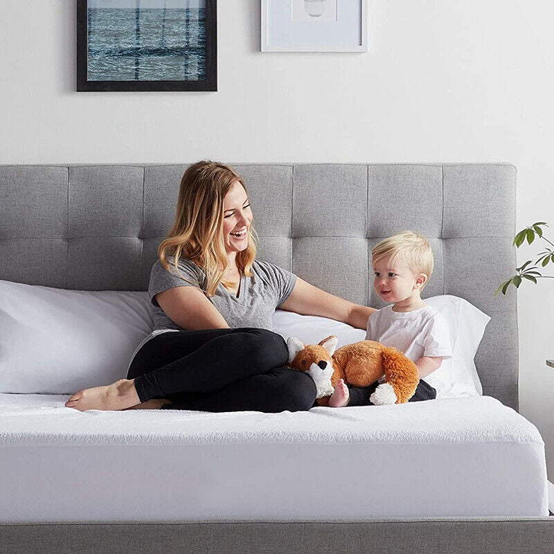 Fully Fitted Non-Woven Cotton Waterproof Mattress Protector Breathable Bed Cover