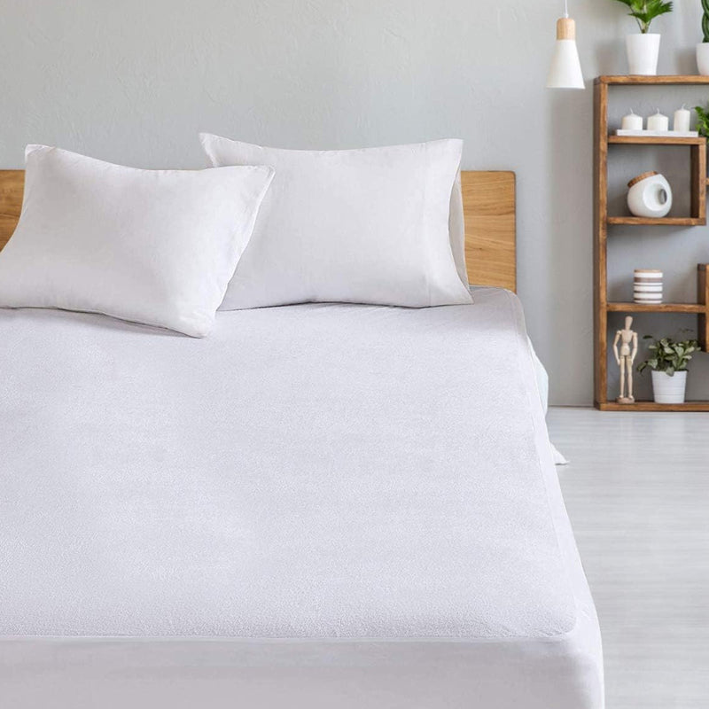 Fully Fitted Non-Woven Cotton Waterproof Mattress Protector Breathable Bed Cover