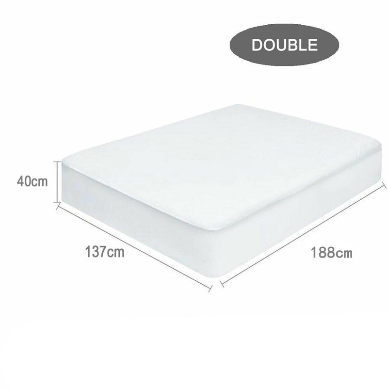 Fully Fitted Non-Woven Cotton Waterproof Mattress Protector Breathable Bed Cover