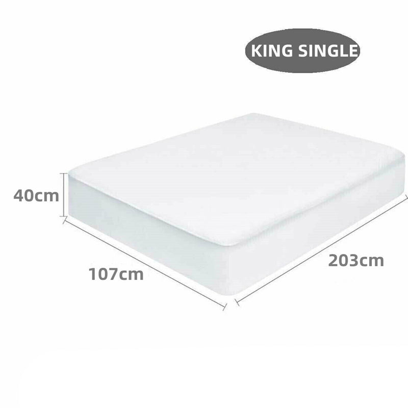Fully Fitted Non-Woven Cotton Waterproof Mattress Protector Breathable Bed Cover