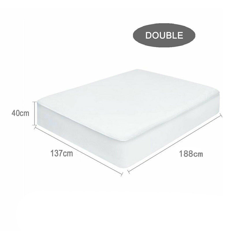 Fully Fitted Non-Woven Cotton Waterproof Mattress Protector Breathable Bed Cover