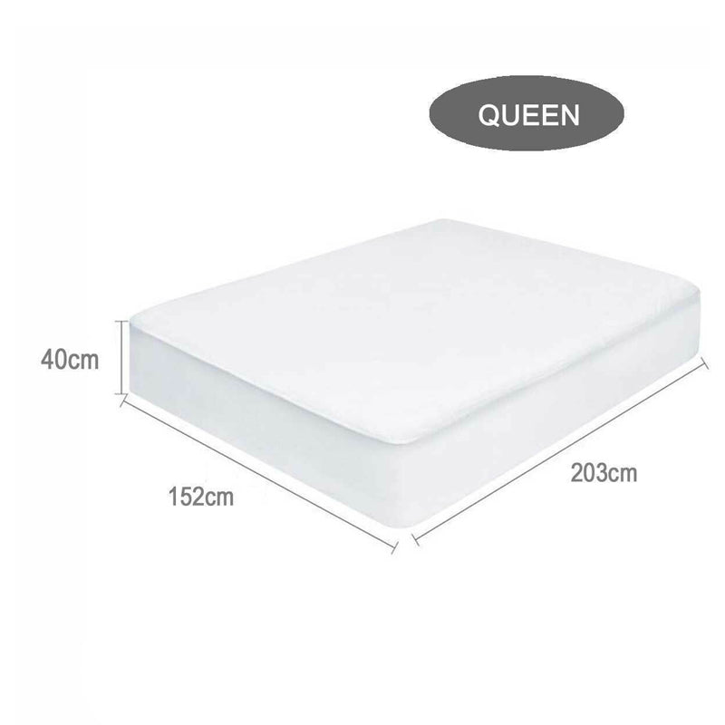 Fully Fitted Non-Woven Cotton Waterproof Mattress Protector Breathable Bed Cover