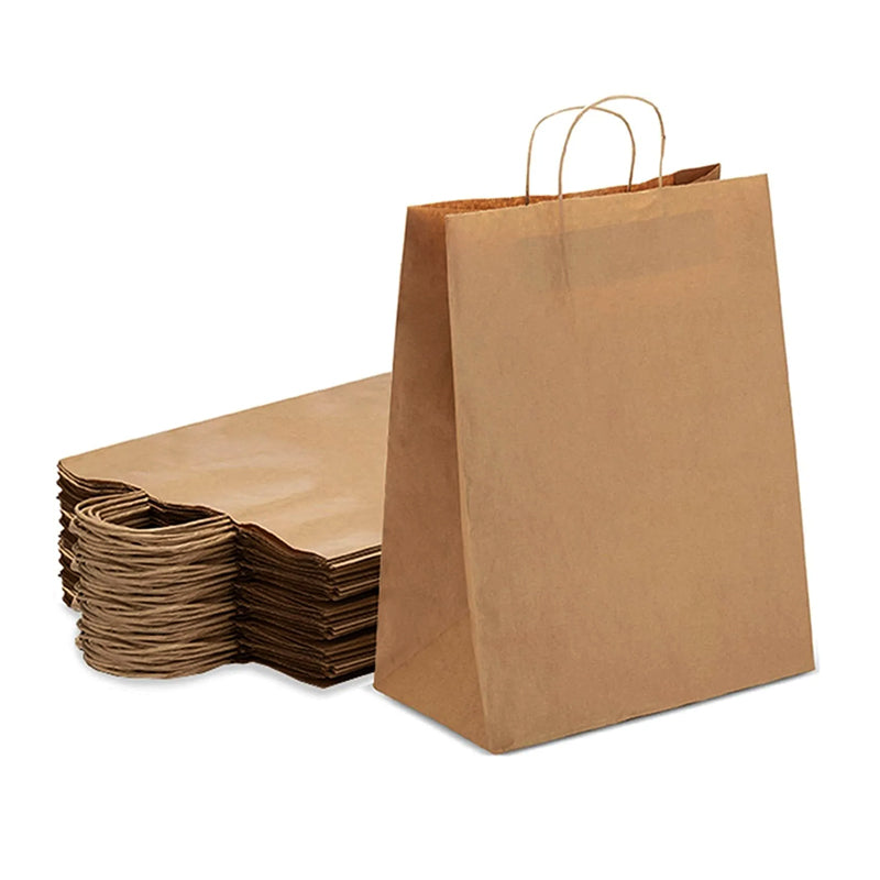 Hansona Kraft Paper Storage Bags with Handle