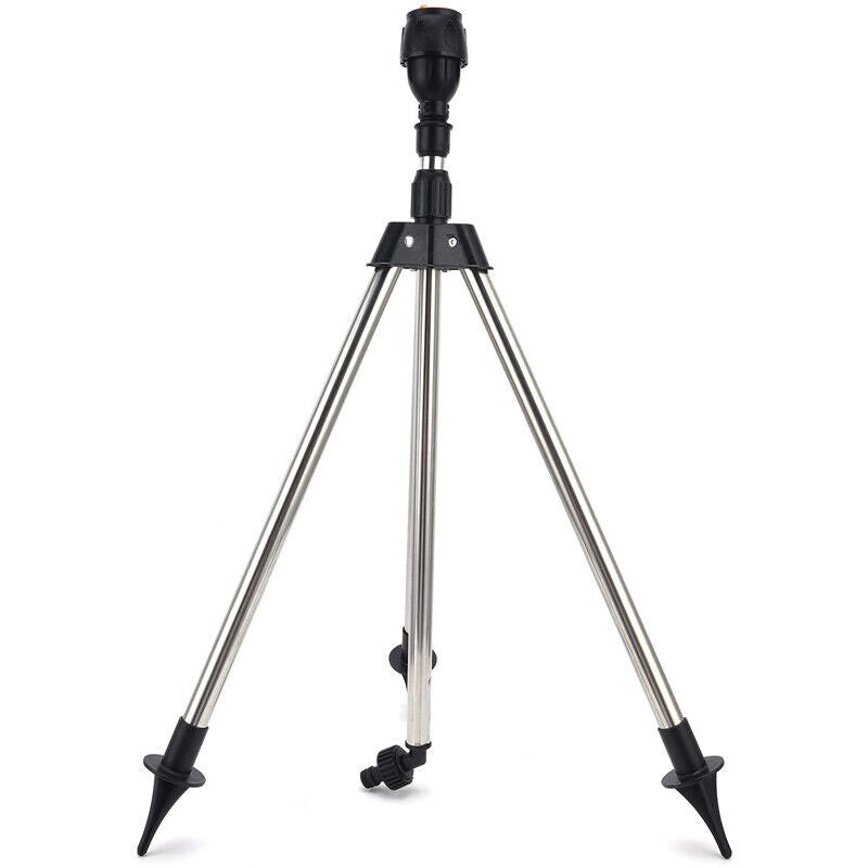 360° Automatic Rotating Sprinkler with Tripod Watering Nozzle for Garden