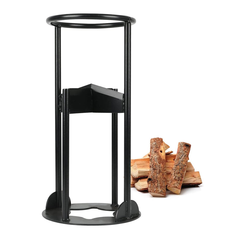 Durable Manual Firewood Splitter Heavy Duty Manganese Steel Log Holder