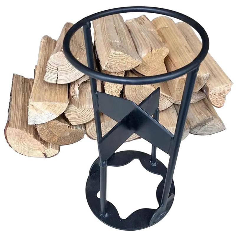 Durable Manual Firewood Splitter Heavy Duty Manganese Steel Log Holder