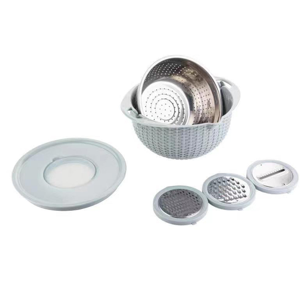4-in-1 Stainless Steel Colander Set Versatile Kitchen Strainer