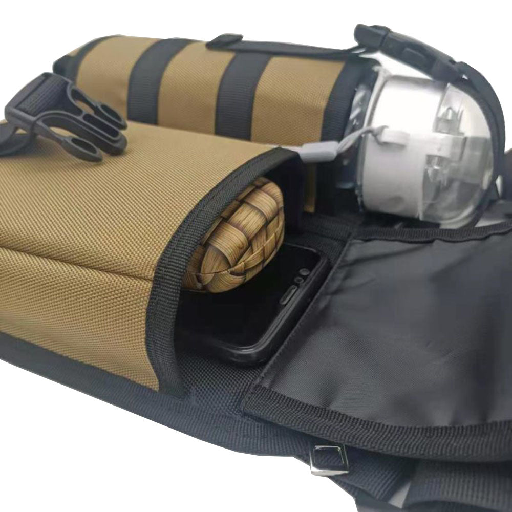 Waterproof Camping Wear Resistant Chest Crossbody Sling Shoulder Bags With Water Bottle Holder