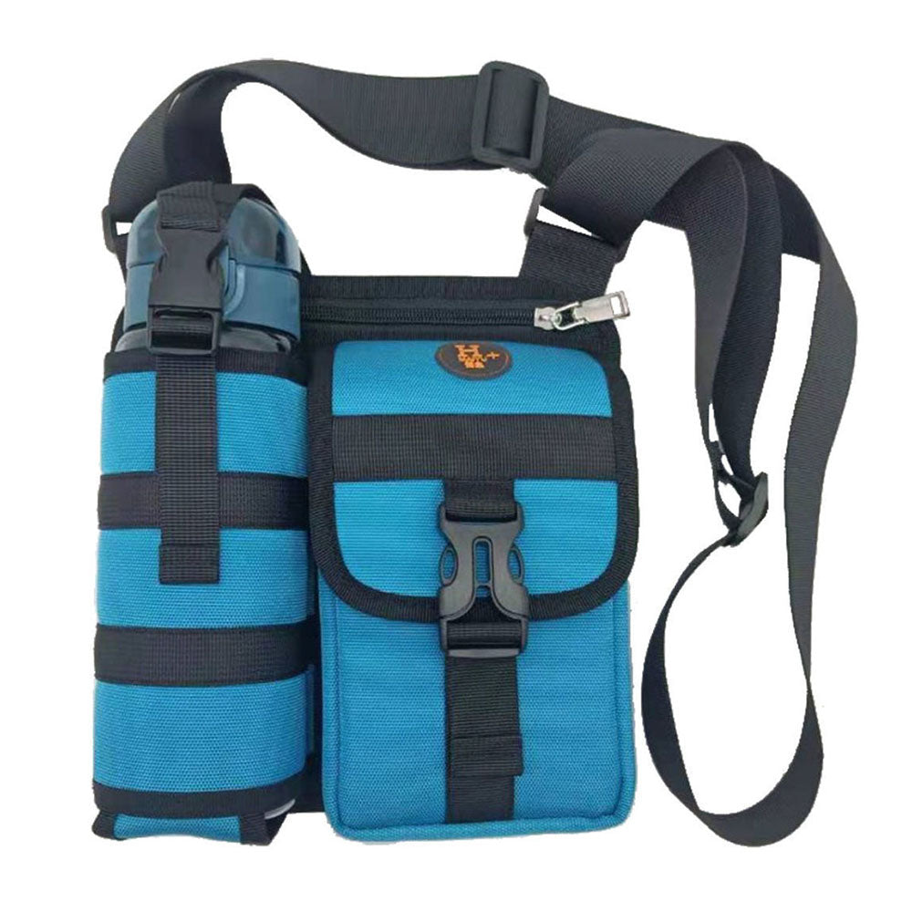 Waterproof Camping Wear Resistant Chest Crossbody Sling Shoulder Bags With Water Bottle Holder