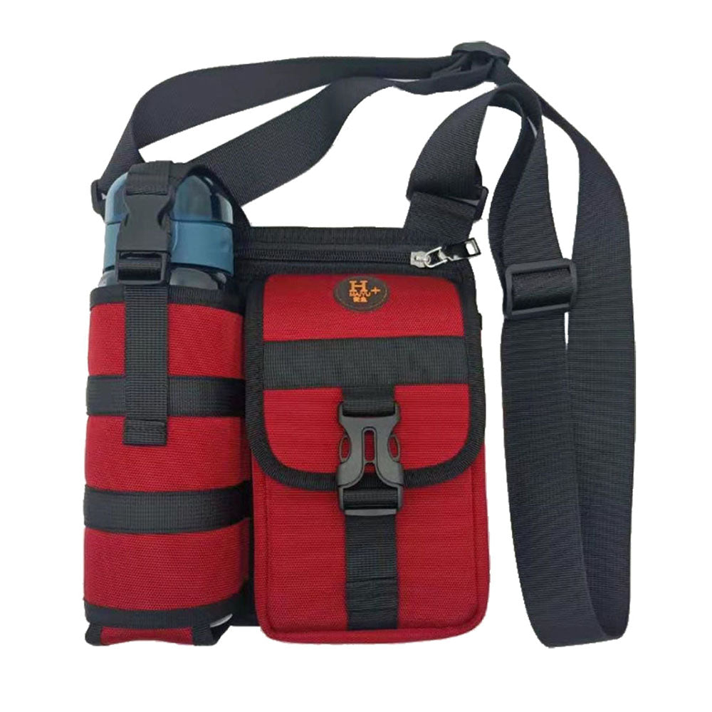 Waterproof Camping Wear Resistant Chest Crossbody Sling Shoulder Bags With Water Bottle Holder