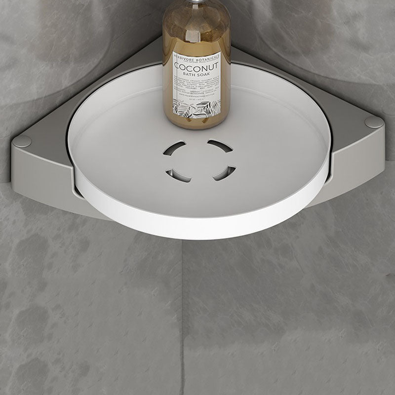 360° Rotate Shower Caddy Corner Lazy Susan Organizer Turntable