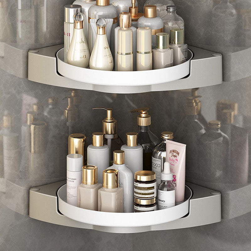 360° Rotate Shower Caddy Corner Lazy Susan Organizer Turntable