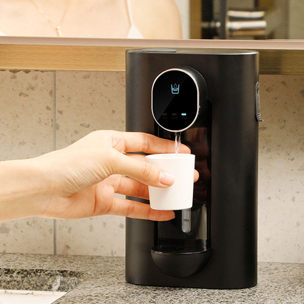 Automatic Wall-Mounted Mouthwash Dispenser for Bathroom with Magnetic Cups - USB Rechargeable