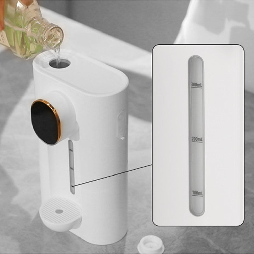 Automatic Wall-Mounted Mouthwash Dispenser for Bathroom with Magnetic Cups - USB Rechargeable