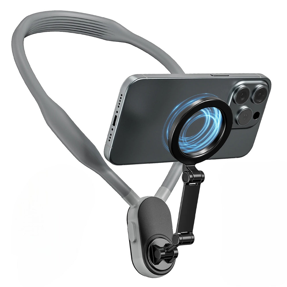 Hand Free Magnetic Vlog Phone Neck Mount Holder for Mobile Phone Accessory
