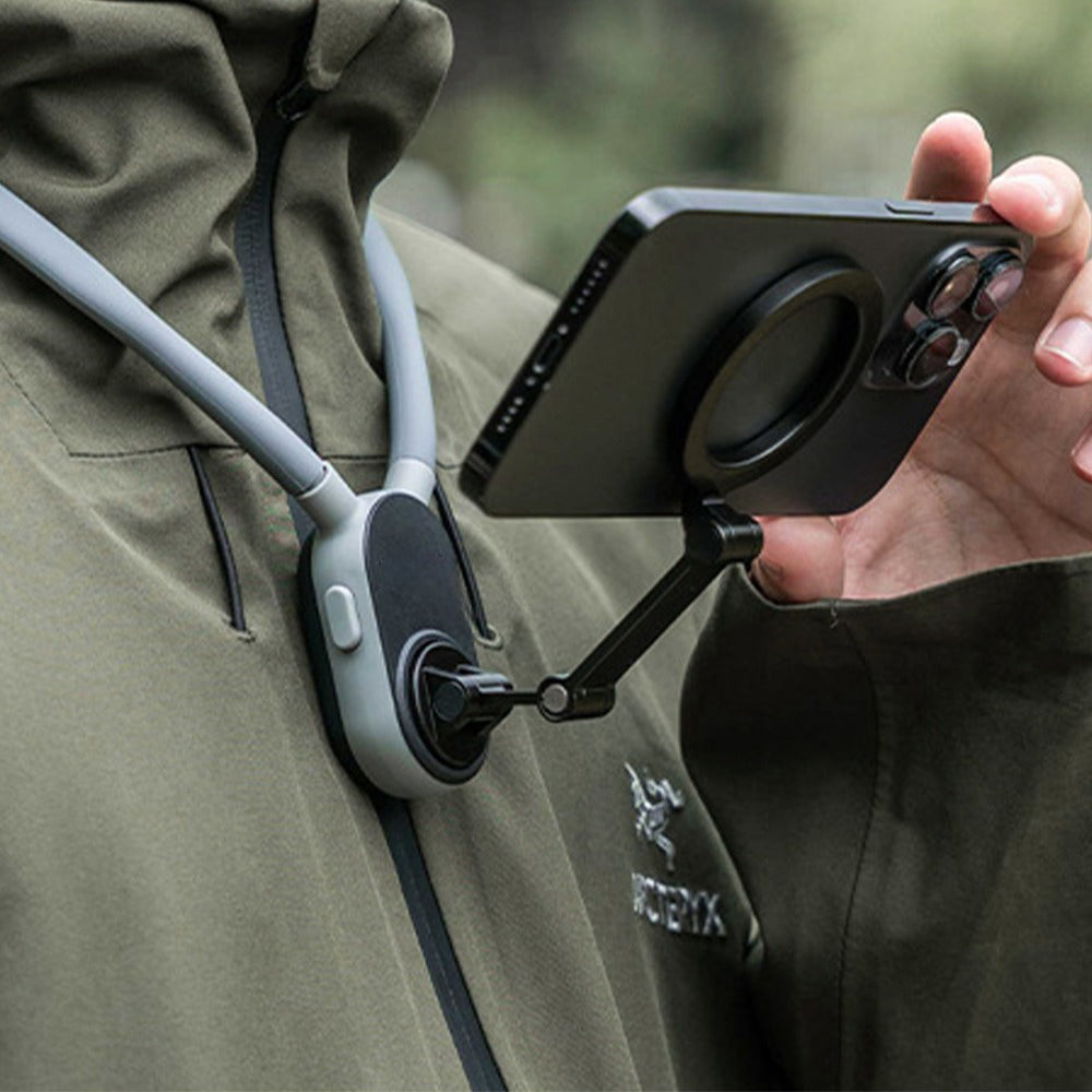 Hand Free Magnetic Vlog Phone Neck Mount Holder for Mobile Phone Accessory