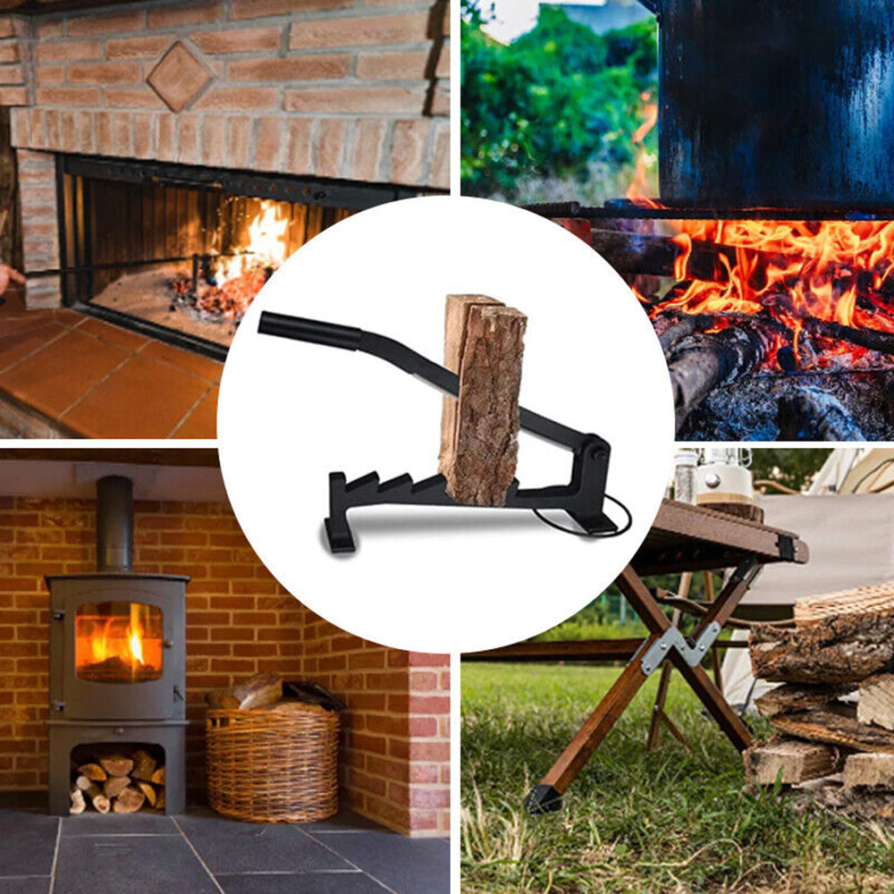 Wall Mounted High Carbon Steel Manual Fire Wood Cutter