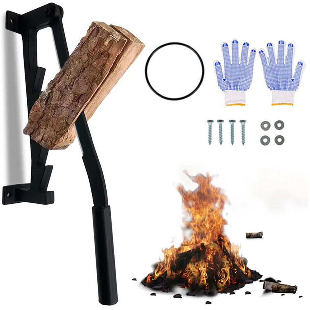 Wall Mounted High Carbon Steel Manual Fire Wood Cutter