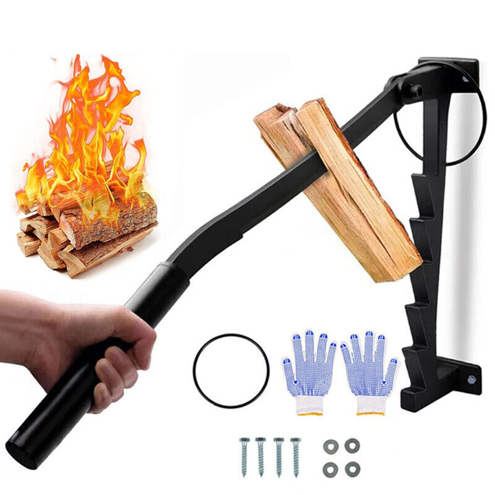 Wall Mounted High Carbon Steel Manual Fire Wood Cutter