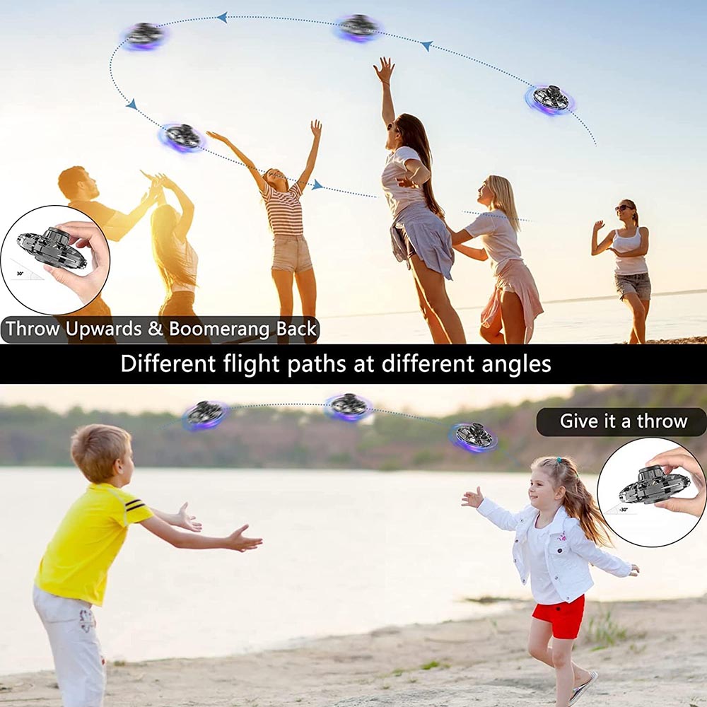 Boomerang Fly Nebula Spinner Soaring Hover UFO Mini Drone - Available in 3 Colors