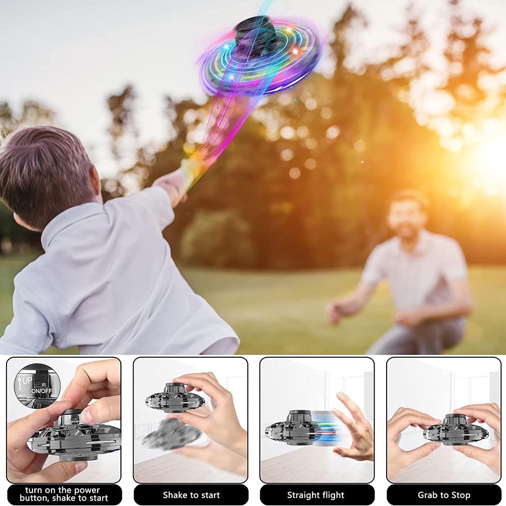 Boomerang Fly Nebula Spinner Soaring Hover UFO Mini Drone - Available in 3 Colors