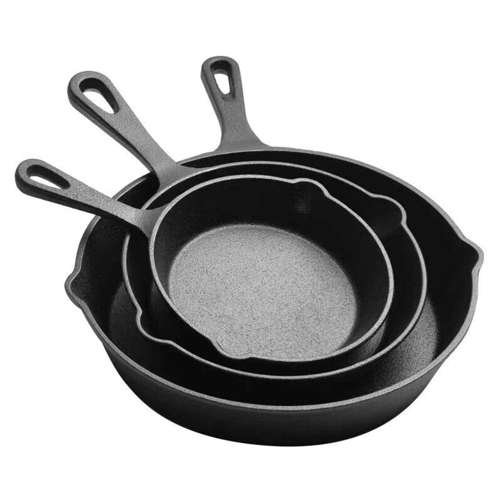 3 Piece Set Kitchen Cookware Fried Egg Pan