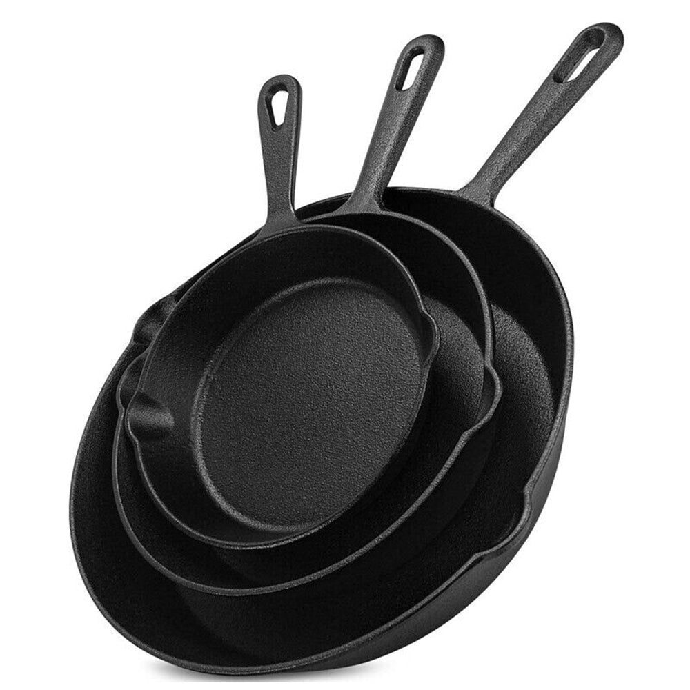 3 Piece Set Kitchen Cookware Fried Egg Pan