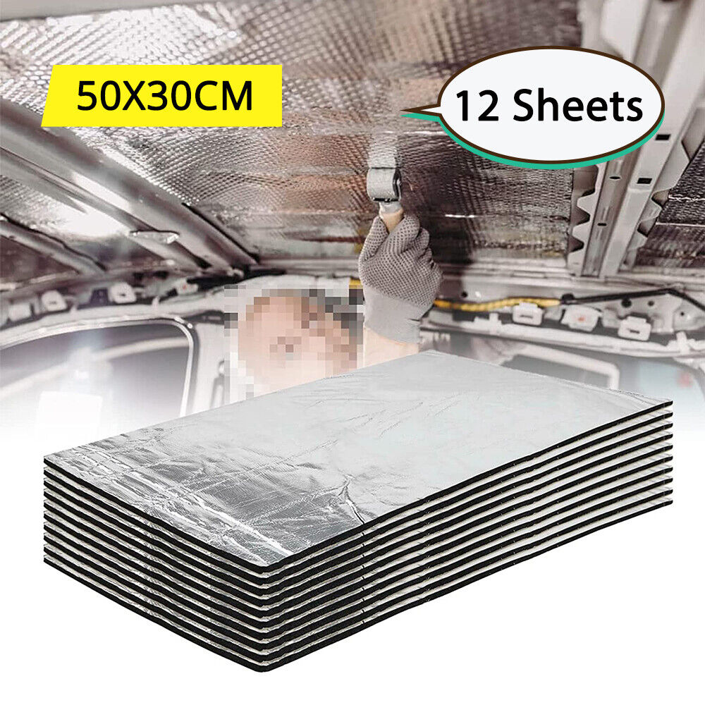 Heat Sound Deadening Insulation Mat Deadener Pad Car Auto Shield Cover - Available in 3 Sizes