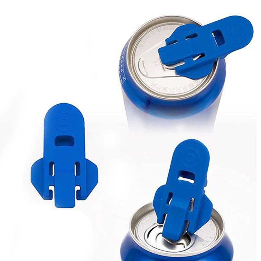 6pcs Dustproof And Insect Proof Simple Handheld Can Opener For Beer And Soda