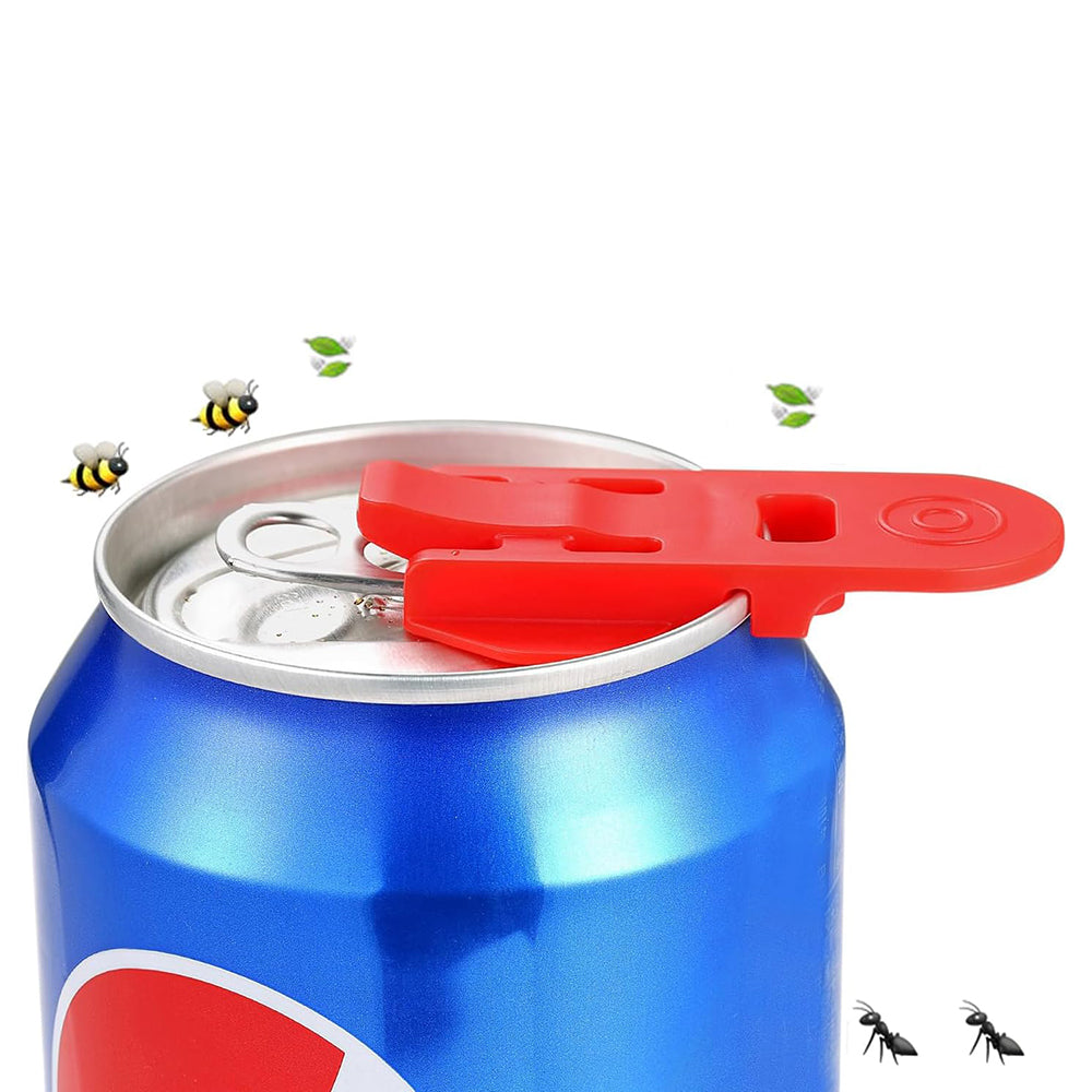 6pcs Dustproof And Insect Proof Simple Handheld Can Opener For Beer And Soda