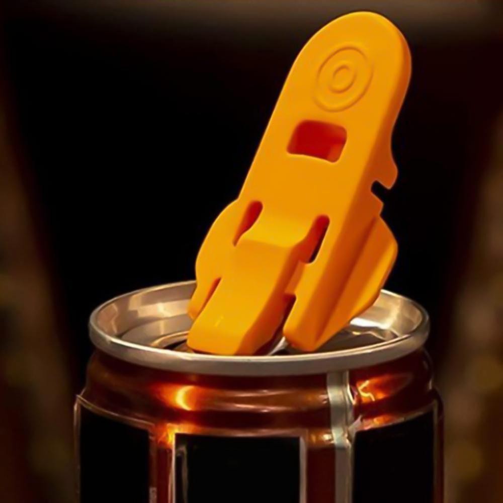 6pcs Dustproof And Insect Proof Simple Handheld Can Opener For Beer And Soda
