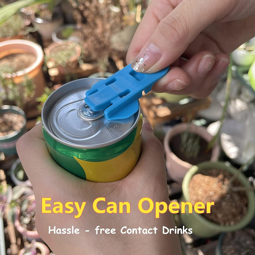 6pcs Dustproof And Insect Proof Simple Handheld Can Opener For Beer And Soda