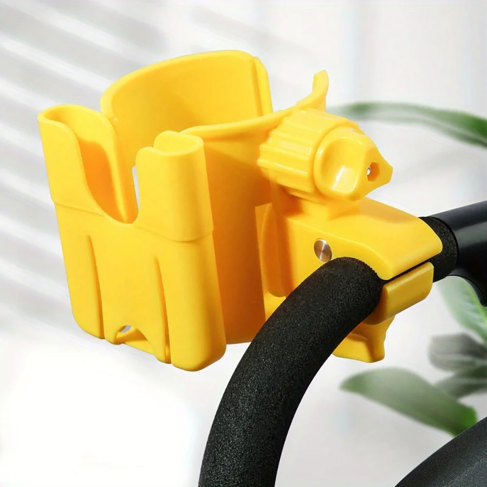 Convenient 2-in-1 Stroller Cup and Phone Holder for On-the-Go Parenting
