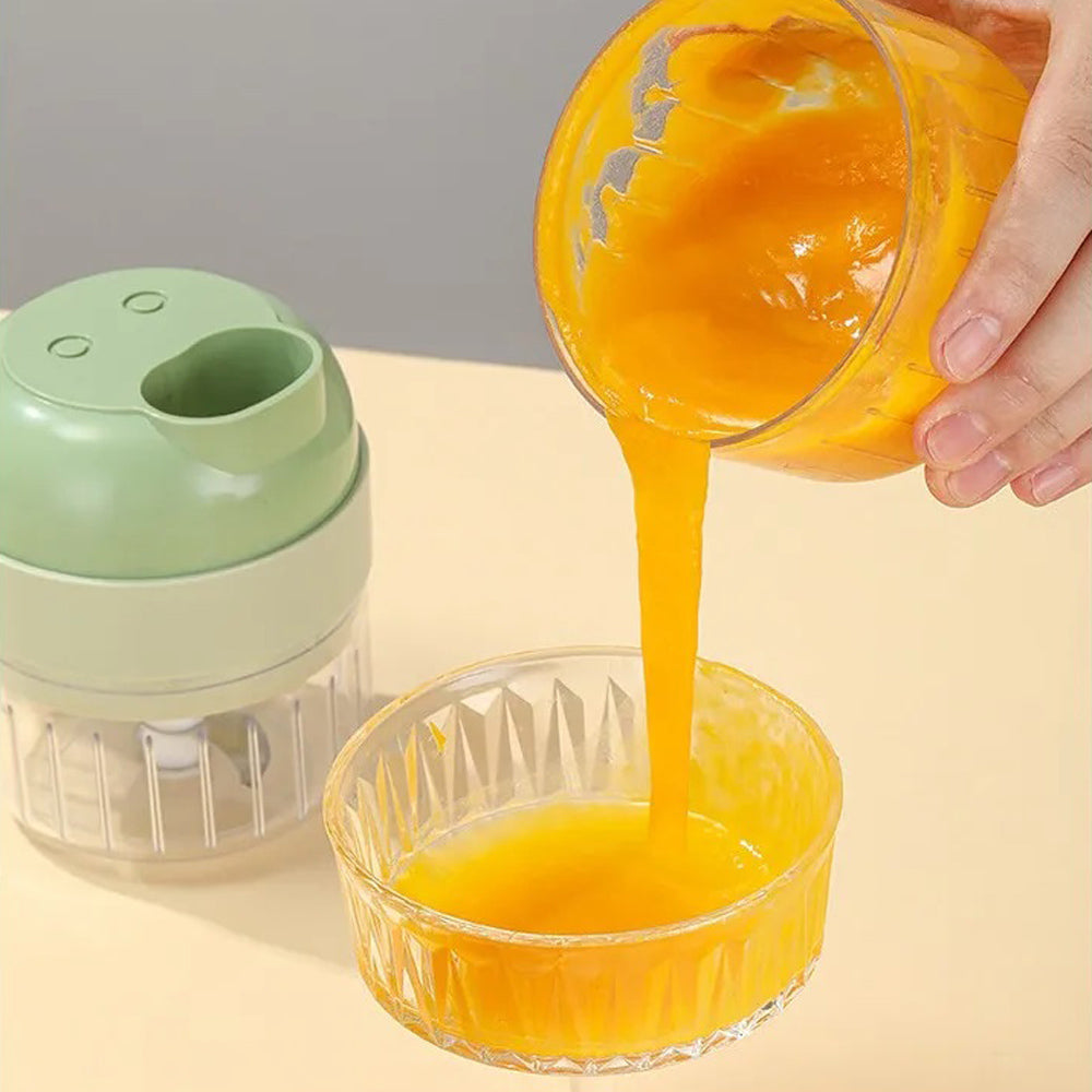 Wireless 4-in-1 Vegetable Cutter & Grinder