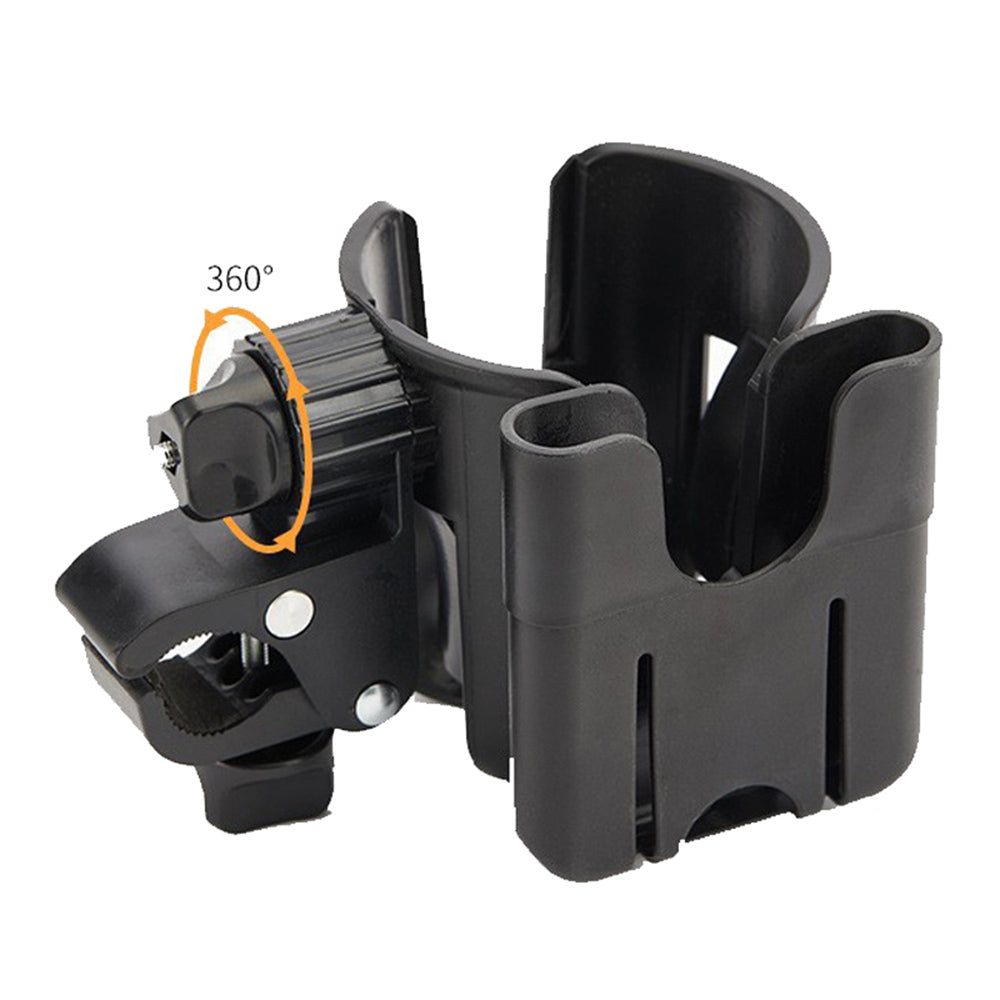 Convenient 2-in-1 Stroller Cup and Phone Holder for On-the-Go Parenting
