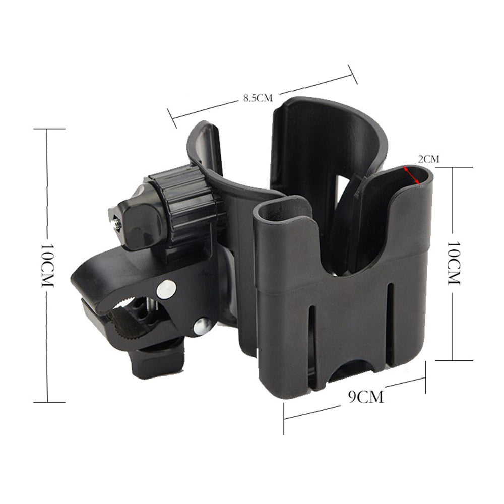 Convenient 2-in-1 Stroller Cup and Phone Holder for On-the-Go Parenting